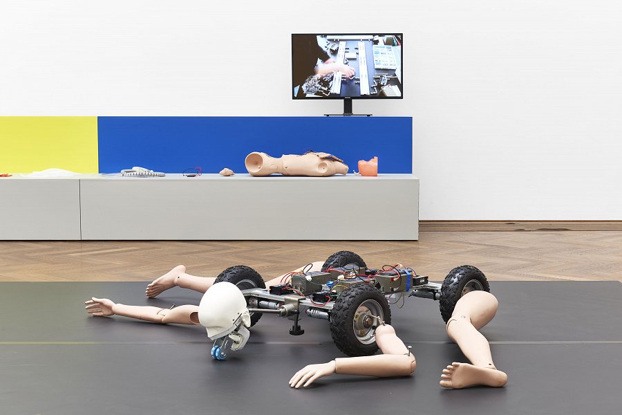Installation view, "Homemade RC Toy", Kunsthalle Basel, 2019. © Philipp Hänger / Kunsthalle Basel